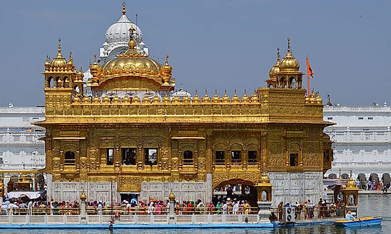 #7 The Golden Temple In Punjab -