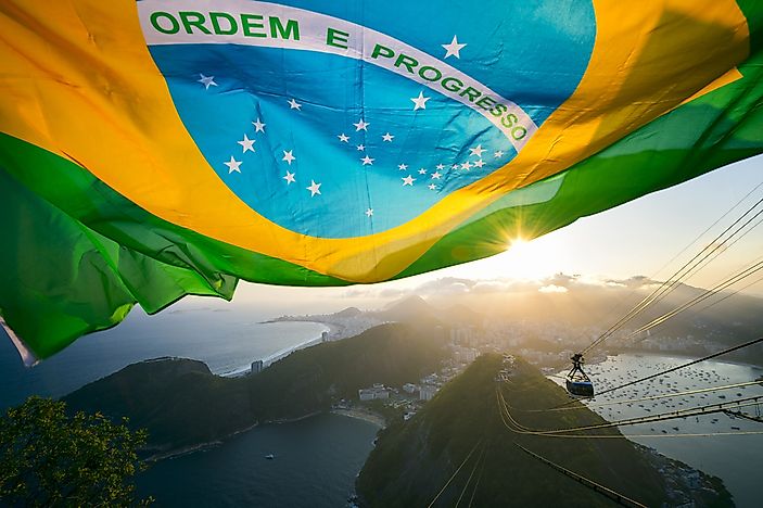 What Do The Colors And Symbols Of The National Flag Of Brazil Mean?