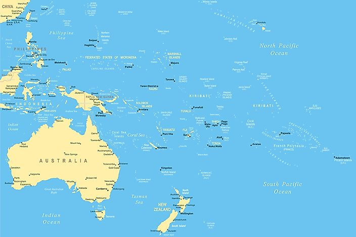 What Is Oceania? - WorldAtlas.com