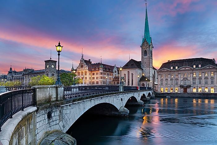 The 10 Most Populous Cities In Switzerland - WorldAtlas.com