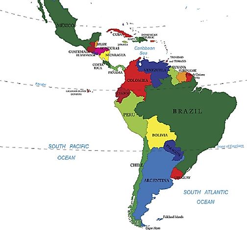 Latin America Countires 63