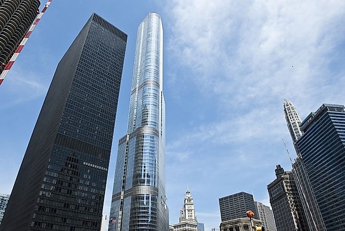 #3 Trump International Hotel & Tower, Chicago - 1,389 Feet