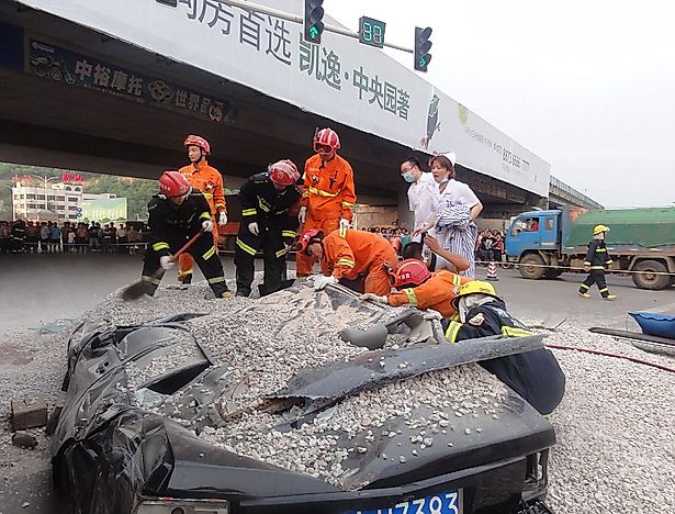Number of Car Accidents in China, By Year