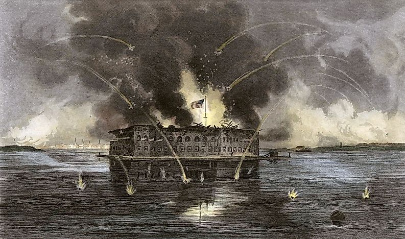 The Battle of Fort Sumter - American Civil War