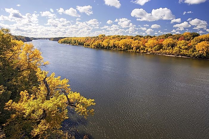 The background of the most important river in the us the mississippi river