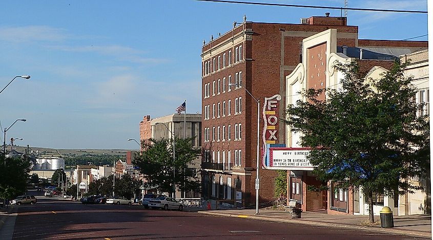 Downtown McCook, Nebraska.