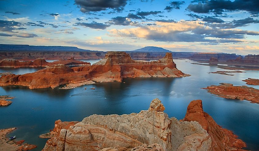 Lake Powell-the second largest man-made lake in the United States