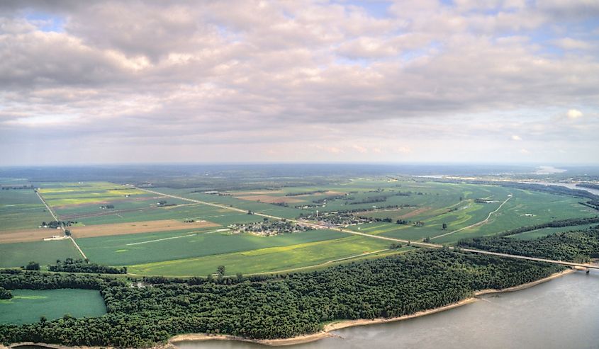 Cape Girardeau, on the Mississippi River. Image credit Jacob Boomsma via Shutterstock