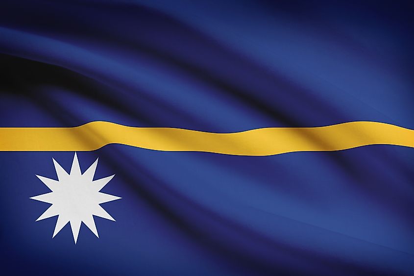 National flag of Nauru