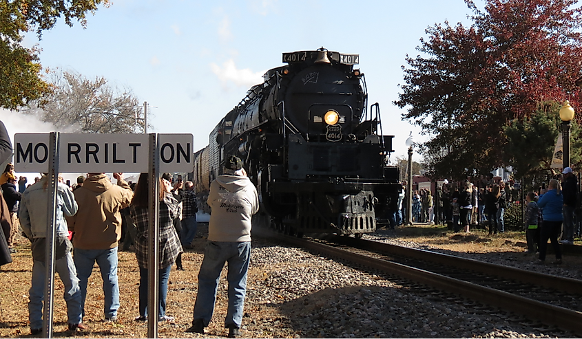 Morrilton, Arkansas, Big Boy 4014 Union Pacific Steam Engine.