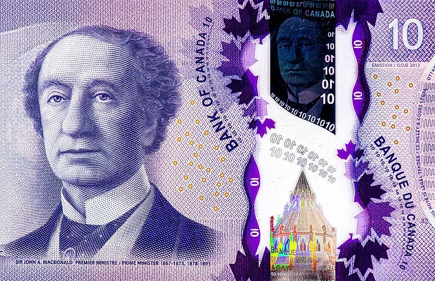 John A. MacDonald was the first prime minister of Canada and one of the leading Fathers of Confederation. 