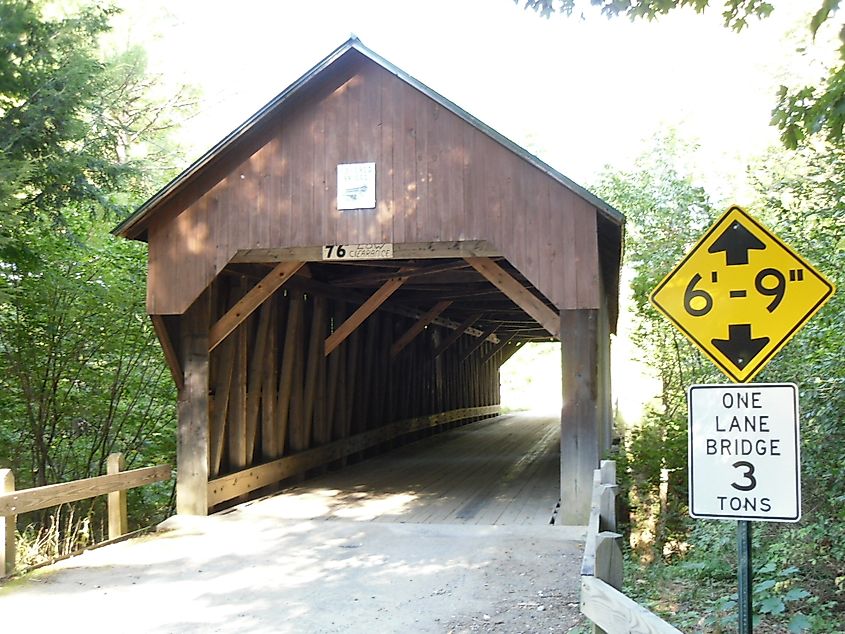 Blow-Me-Down Covered Bridge - Plainfield, New Hampshire
