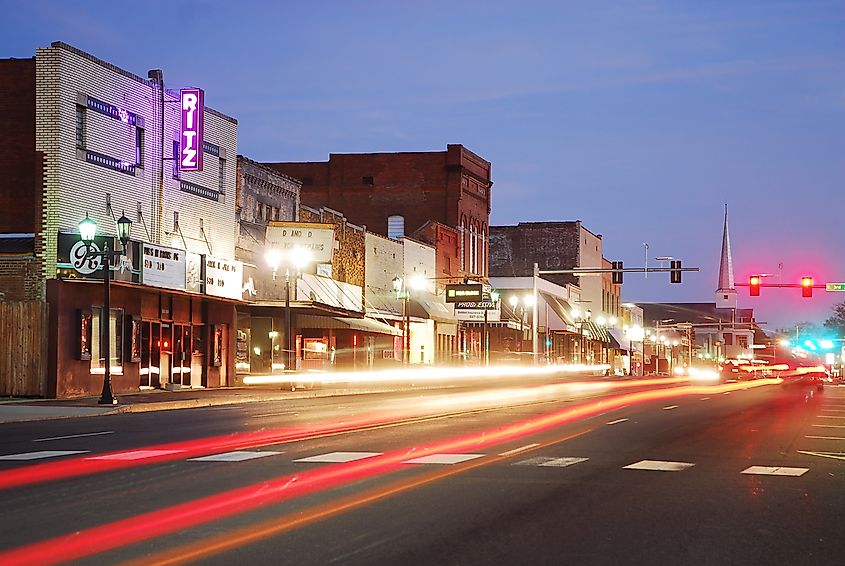  Mainstreet downtown Malvern, Arkansas.