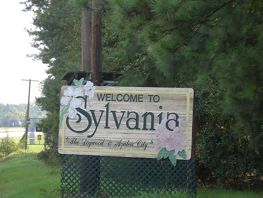 Sylvania, Georgia.