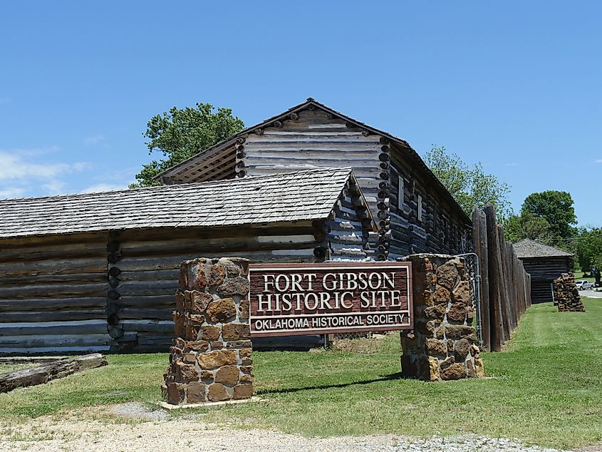 Fort Gibson Historic Site is a tourist attraction near the town of Fort Gibson.