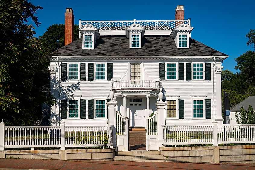 Historic Home of Governor John Langdon in Portsmouth, New Hampshire