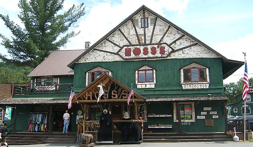 Hoss's general store in Long Lake, New York.