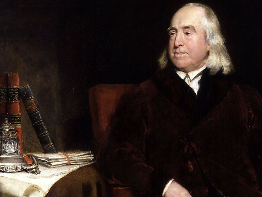 Painting of Jeremy Bentham