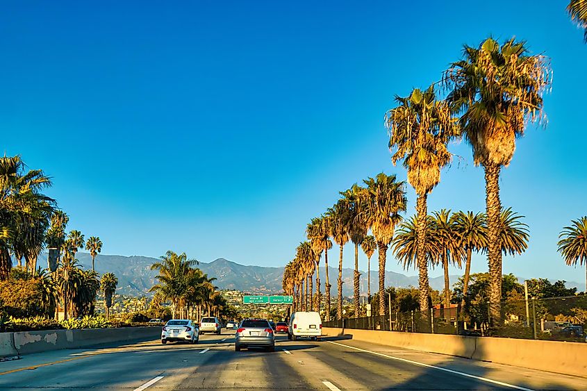 Street view in Pismo Beach, California, via oliverdelahaye / Shutterstock.com