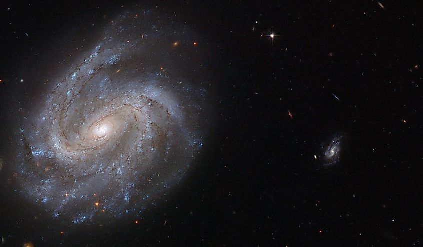 NGC 201 is a barred spiral galaxy similar to our own galaxy, the Milky Way.