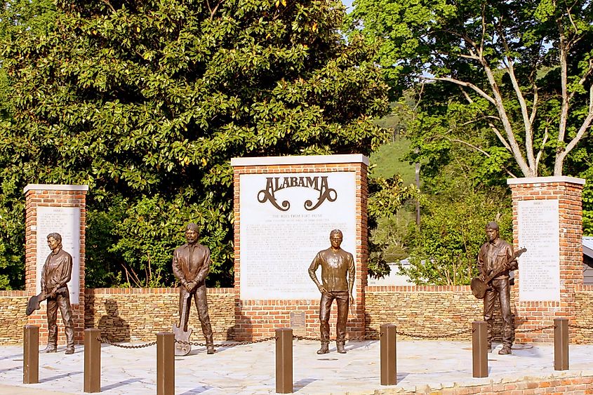 Tribute to the Band Alabama in Fort Payne, Alabama.
