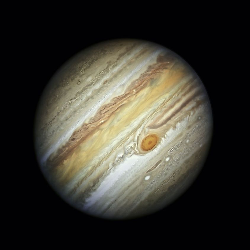 Jupiter as Captured by the Hubble Telescope, NASA