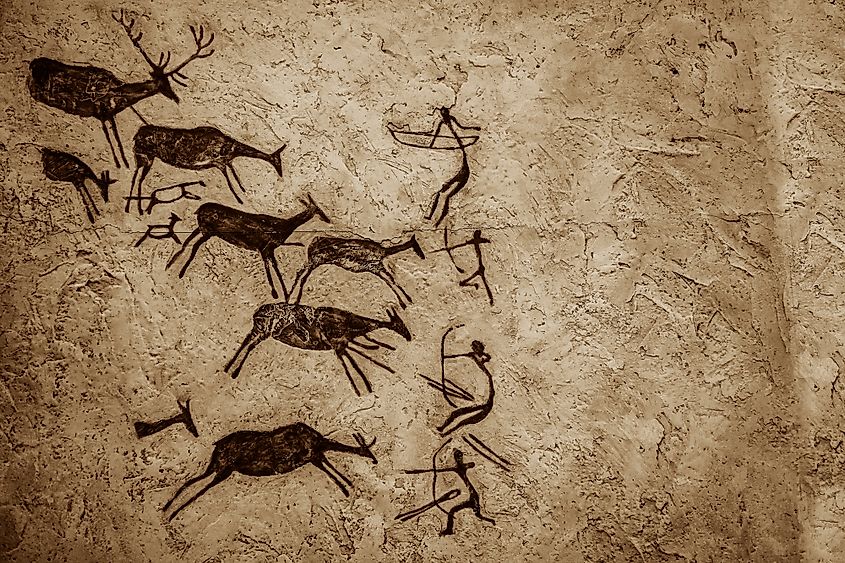 Ancient cave paintings reveal a lot about the nomadic lives of ancient humans.