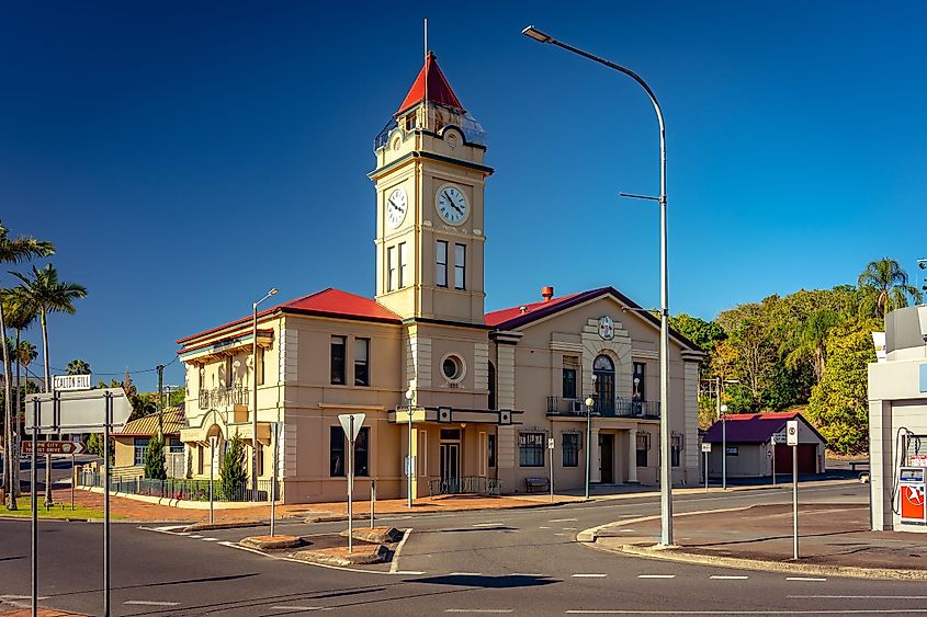 Gympie, Queensland: Historical town hall building