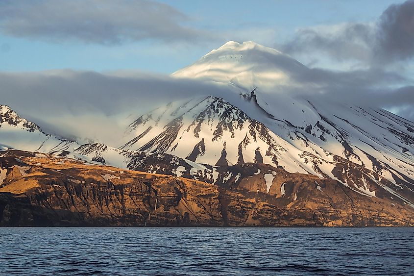 Great Sitkin Volcano in the Aleutian Chain of Alaska