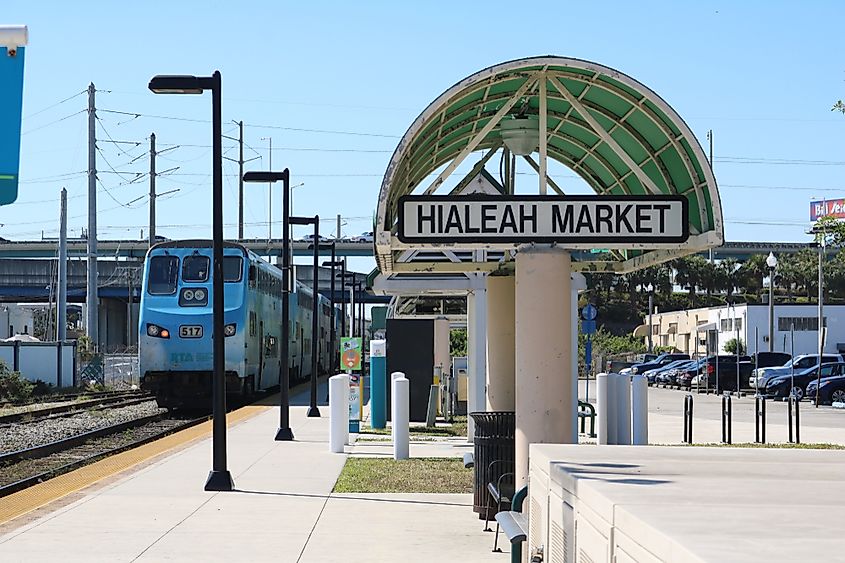 According to the American Community Survey of the US Census, Hialeah, Florida has the highest number of immigrants. 