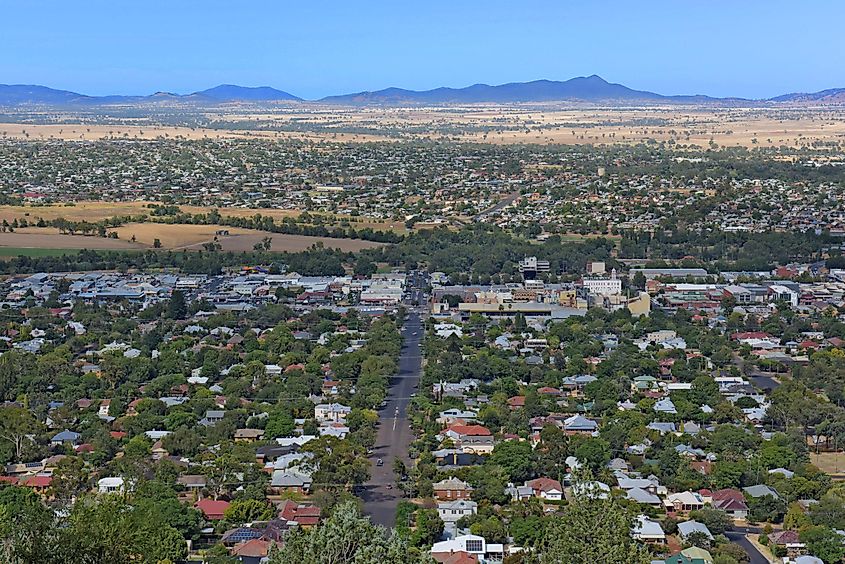 View from Oxley Scenic Lookout, Tamworth, New South Wales
