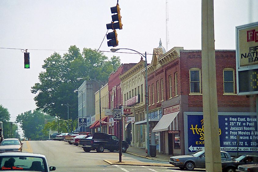 Downtown Elberton, Georgia.
