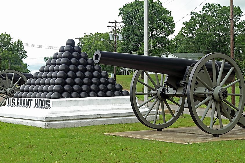 General U.S. Grant's Headquarters, Savannah, Tennessee, Shiloh Campaign. Editorial credit: M Rose / Shutterstock.com