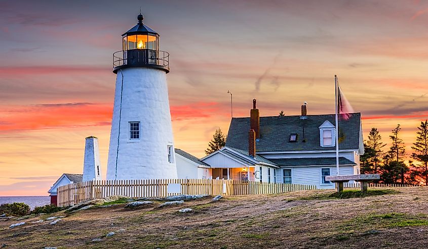 Pemaquid Point Light in Bristol, Maine