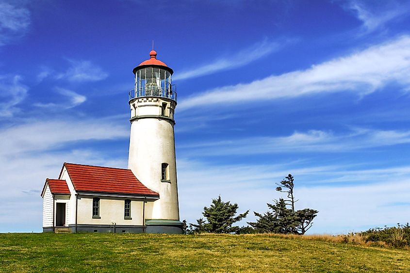 Cape Blanco Lighthouse in Port Orford, Oregon.