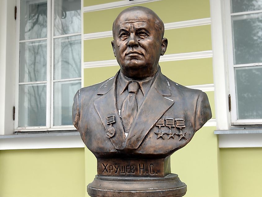 Bust of Nikita Khrushchev. Image by Free Wind 2014 via Shutterstock