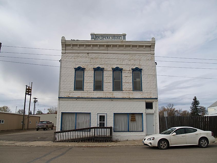 Ray Opera House in Ray, North Dakota, listed on the National Register of Historic Places (NRHP).
