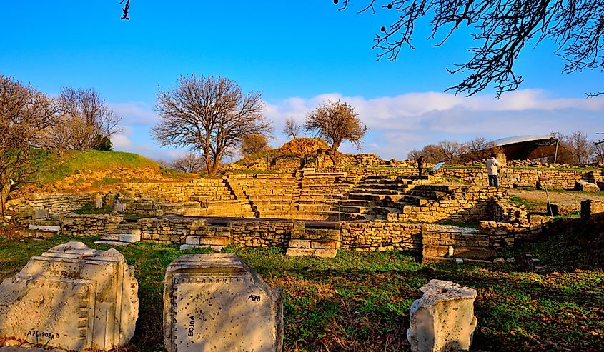 Greek ancient theater in Troy
