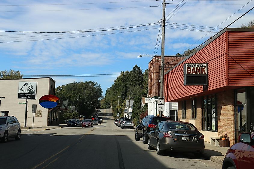 Downtown Maiden Rock, Wisconsin
