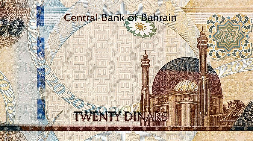 Bahraini dinar banknote