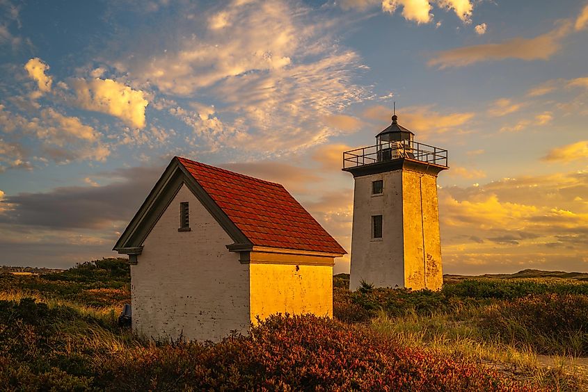 Wood End Lighthouse in Provincetown on Cape Cod, Massachusetts, USA