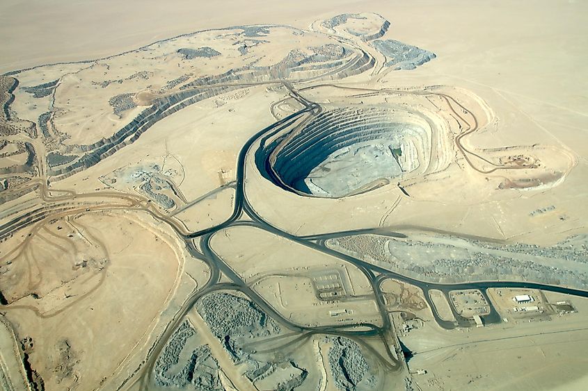 Aerial view of the Husab mine