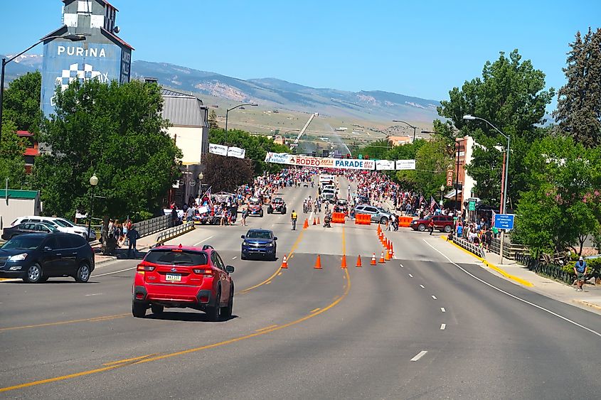 Fourth of July parade in Lander, Wyoming