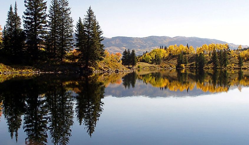 Cascade Lake near Kremmling, Colorado.