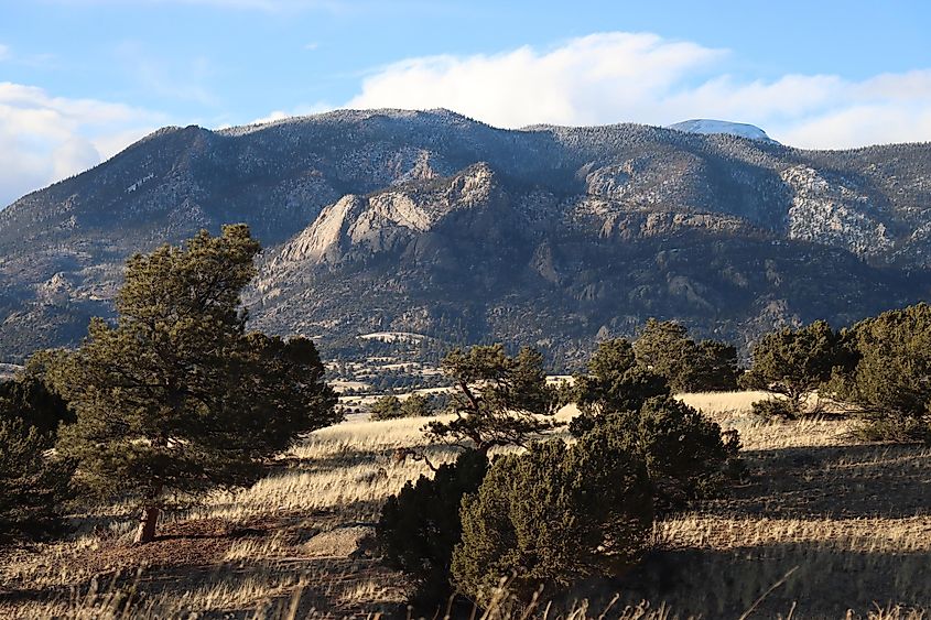 Mountains in Buena Vista, Colorado.