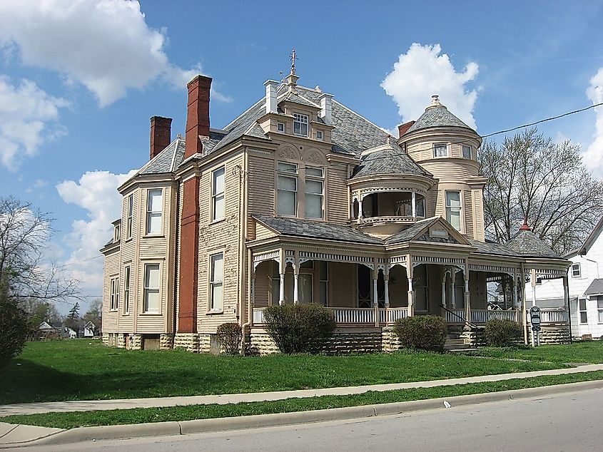 Frank Haines House, located at 149 W. Elm Street in Sabina, Ohio, 