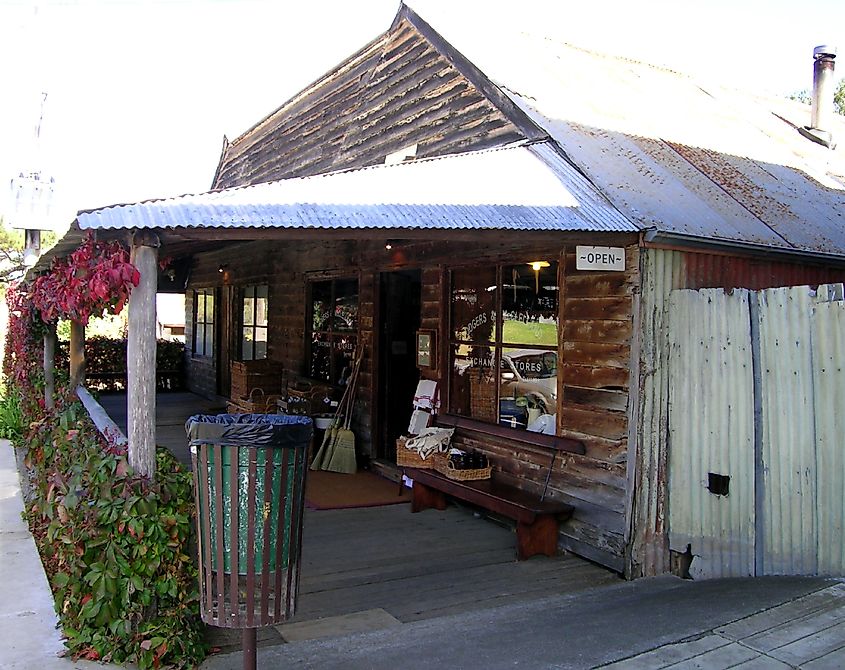 A shop, Jenkins St, Nundle, NSW