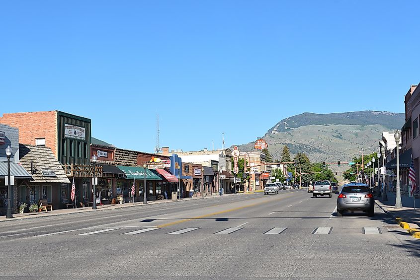 Scene from downtown Cody, Wyoming