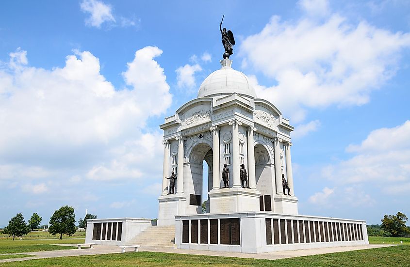 Gettysburg National Military Park, Pennsylvania.