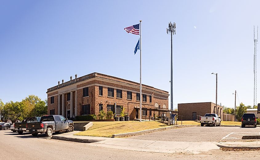 The Murray County Courthouse in Sulphur, Oklahoma, USA.